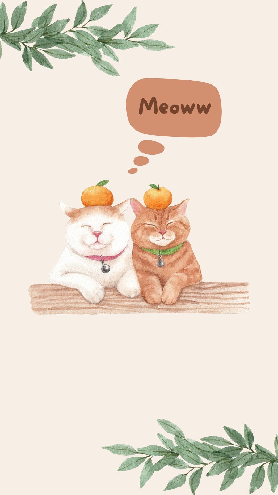 cute cat cartoon tumblr wallpaper