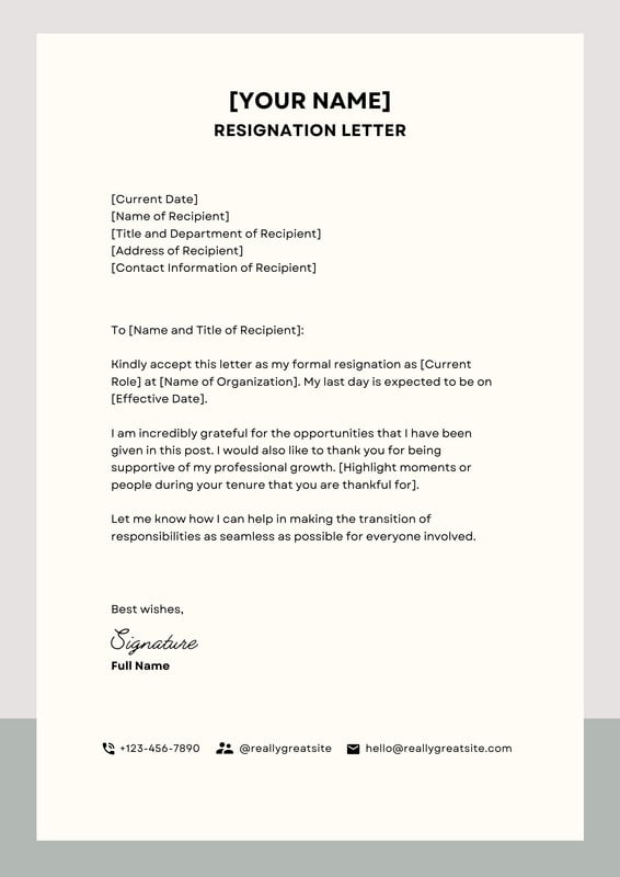 Canva Resignation Letter