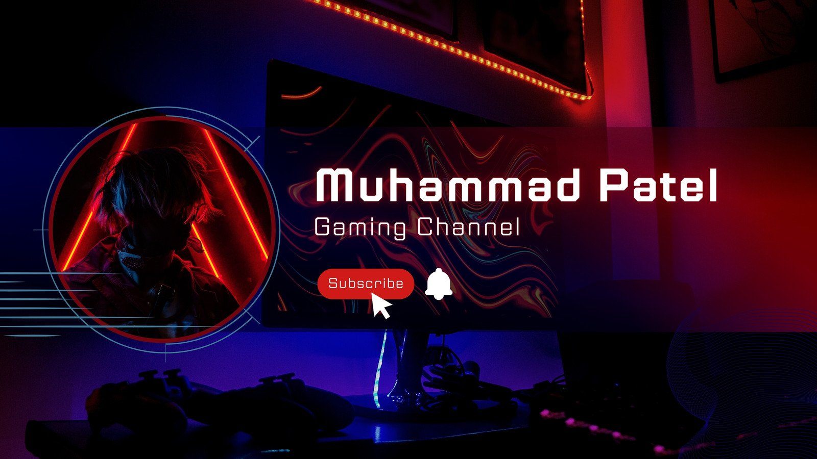 Customize 220+ Gaming YouTube Banner Templates Online - Canva