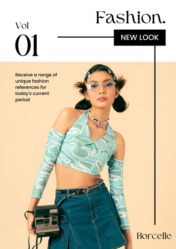 Free, printable, editable fashion magazine cover templates | Canva