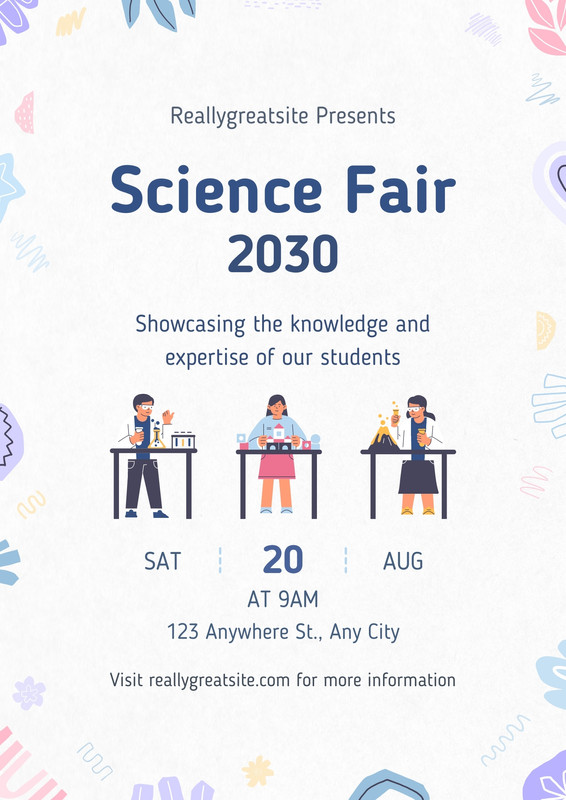 Free Printable Customizable Science Fair Poster Templates Canva 4915