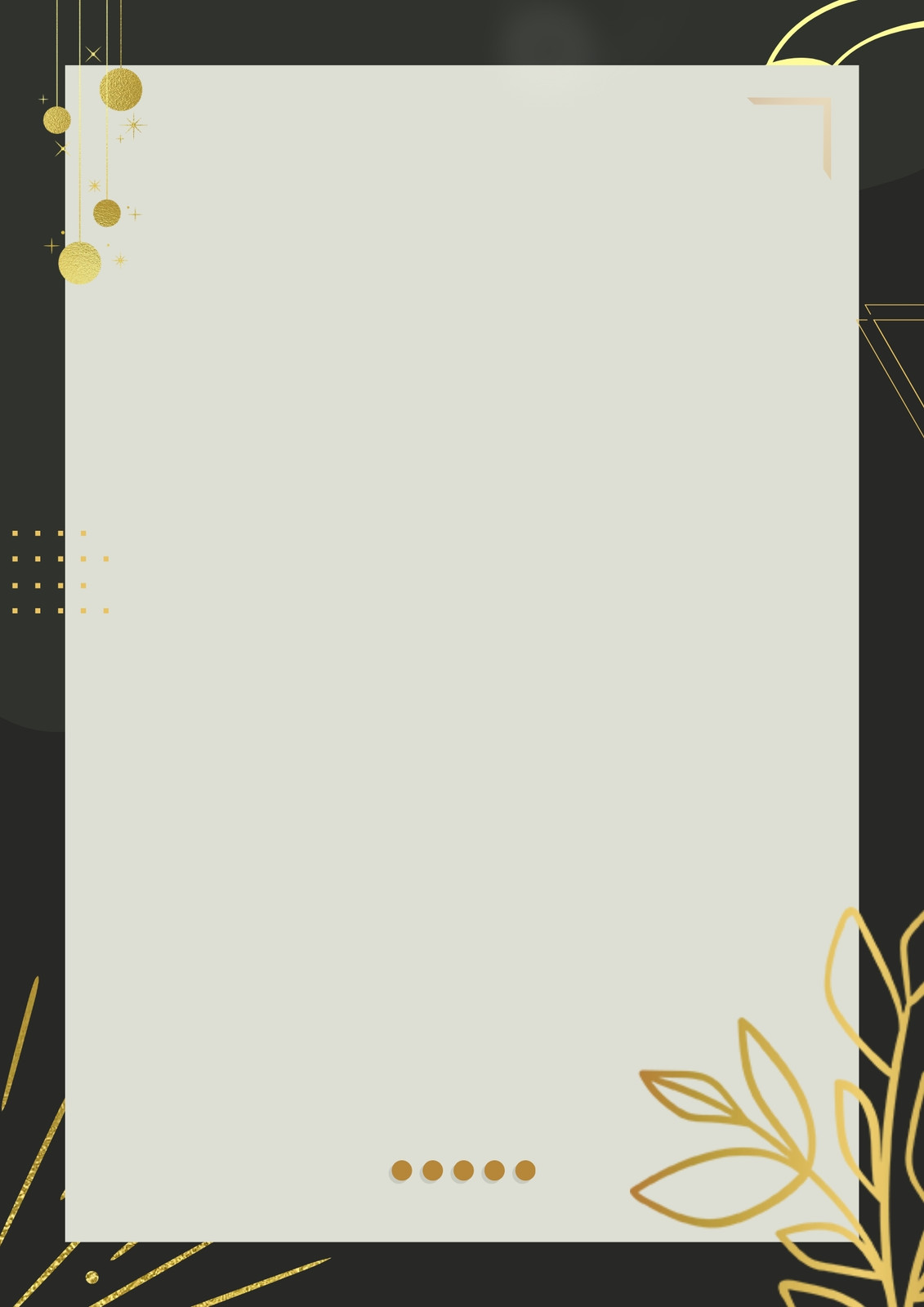 gold scroll page borders