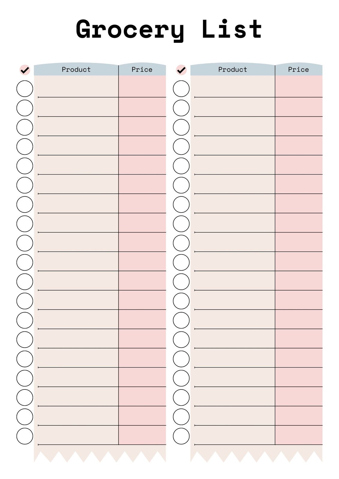 Page 8 - Free, printable planner templates to customize