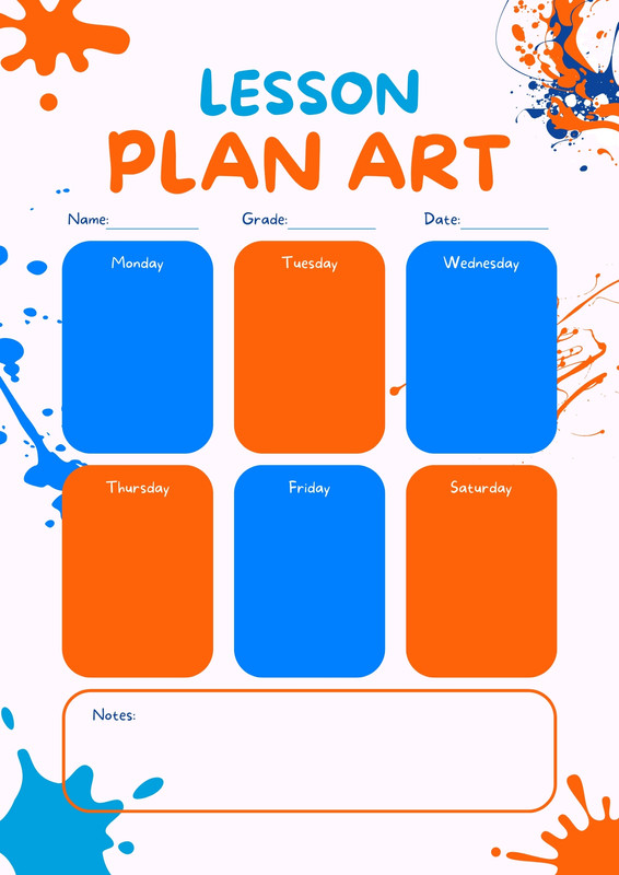Lesson Plan Templates You Can Customize For Free Canva 75330 Hot Sex Picture 7418