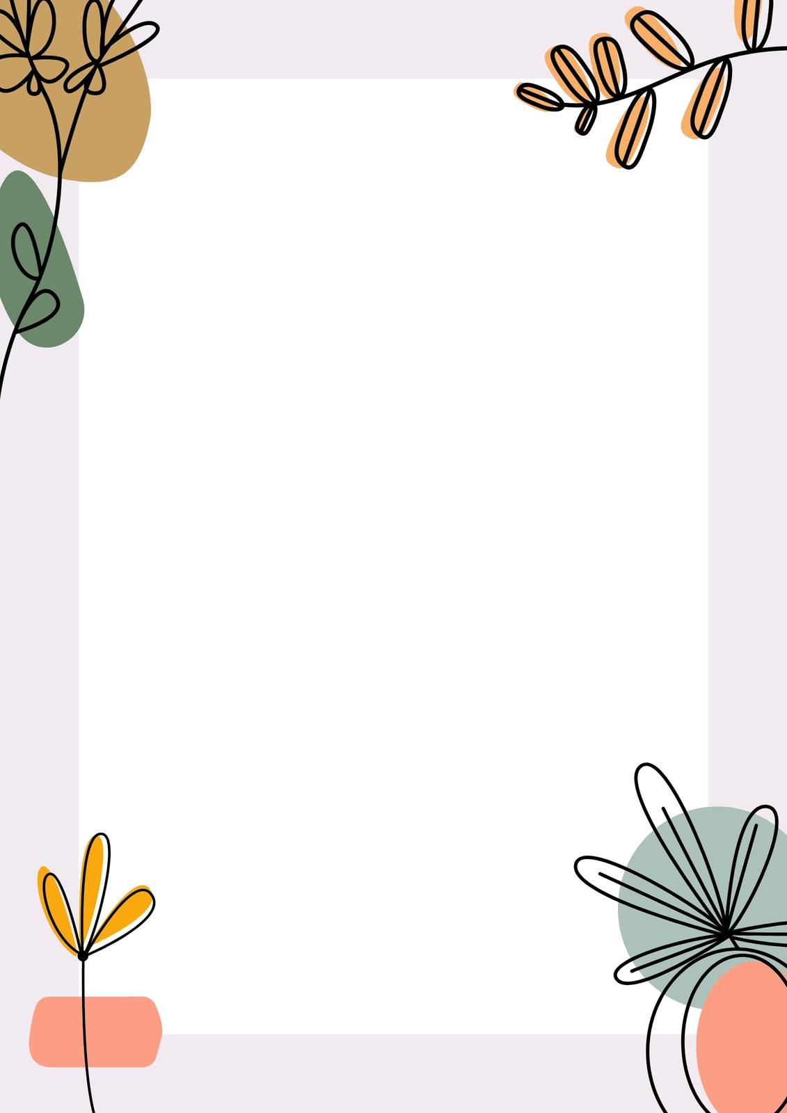 page borders for microsoft word floral