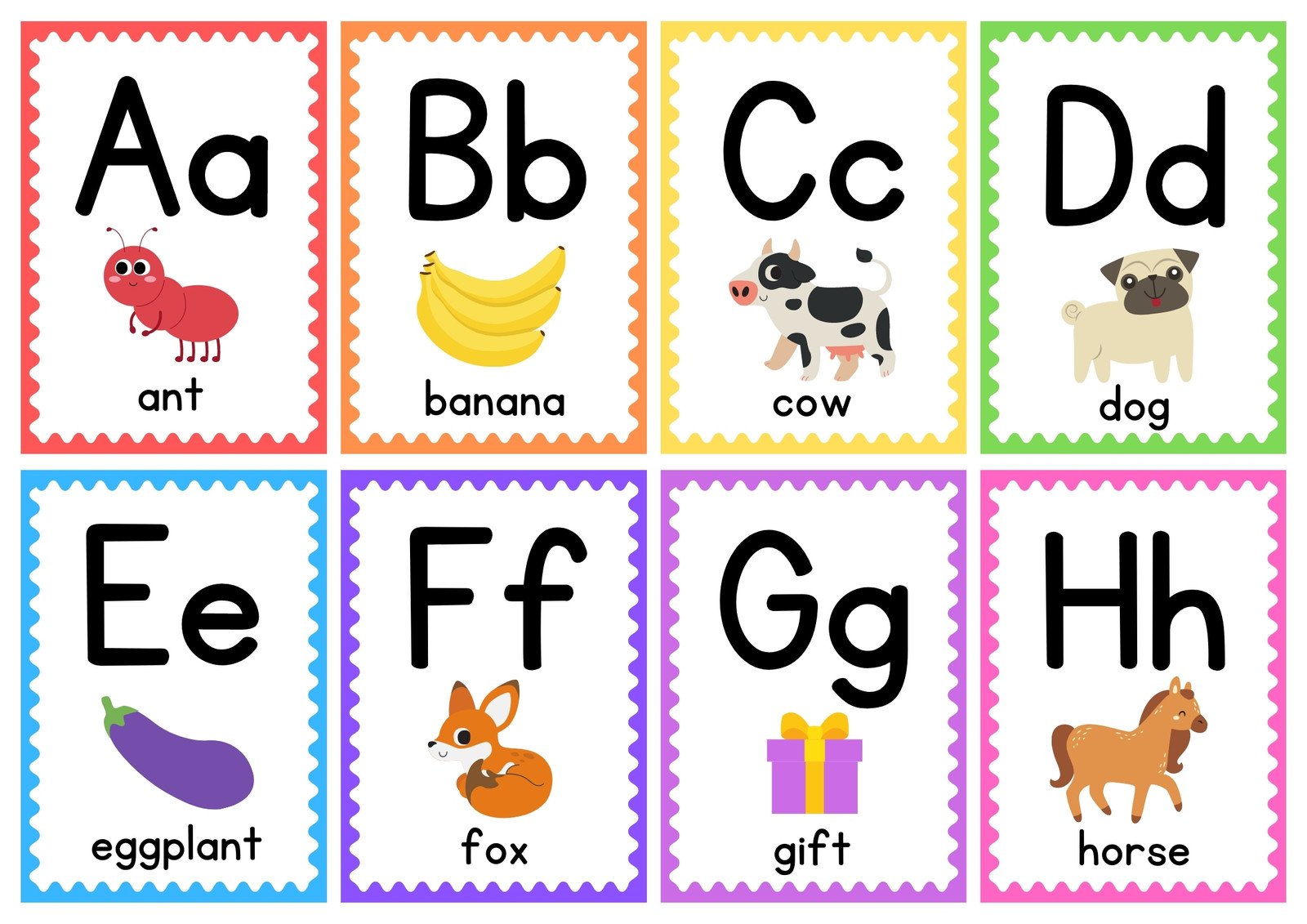 Free Printable Flash Cards Template