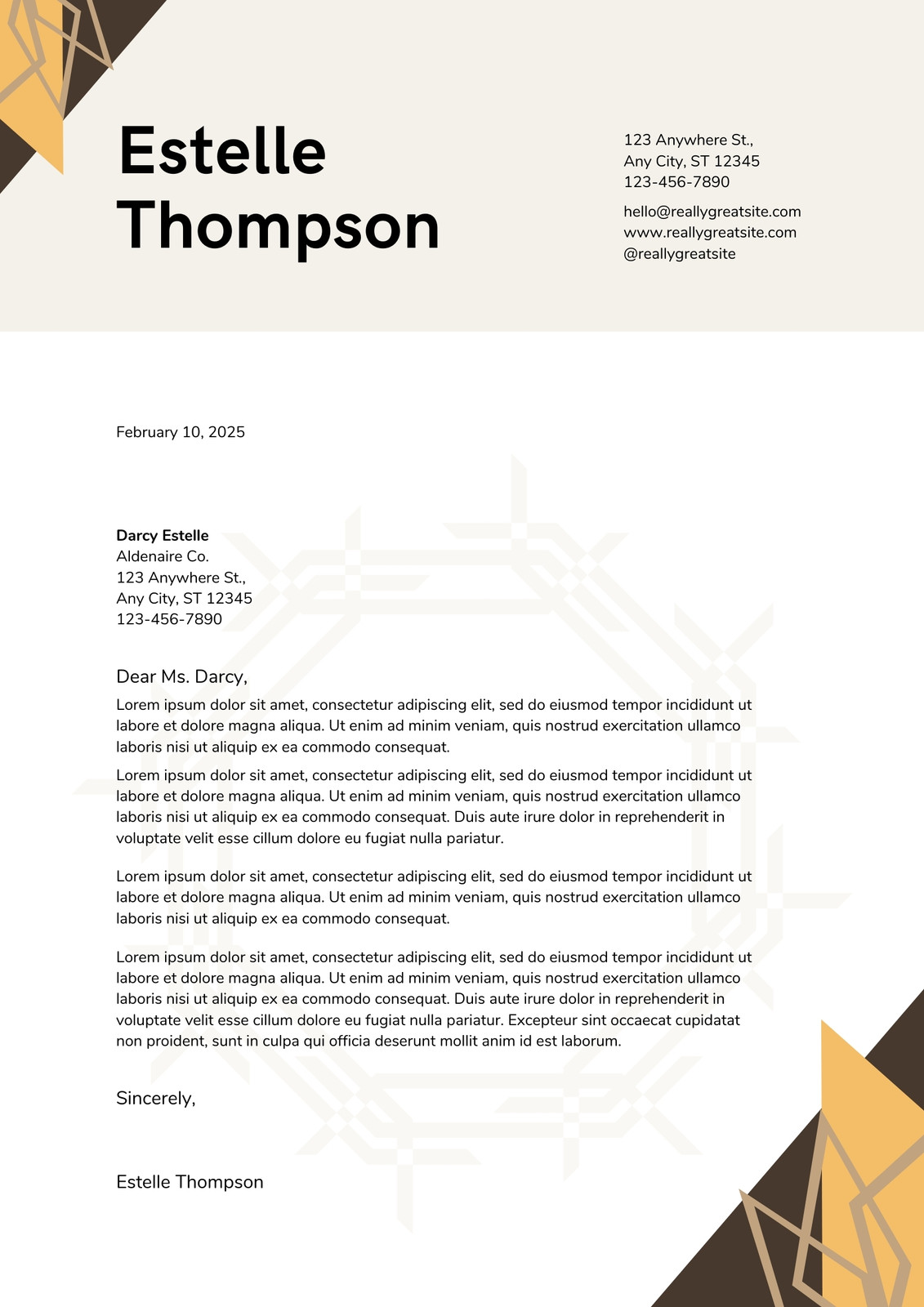 Free printable cover letter templates you can customize | Canva