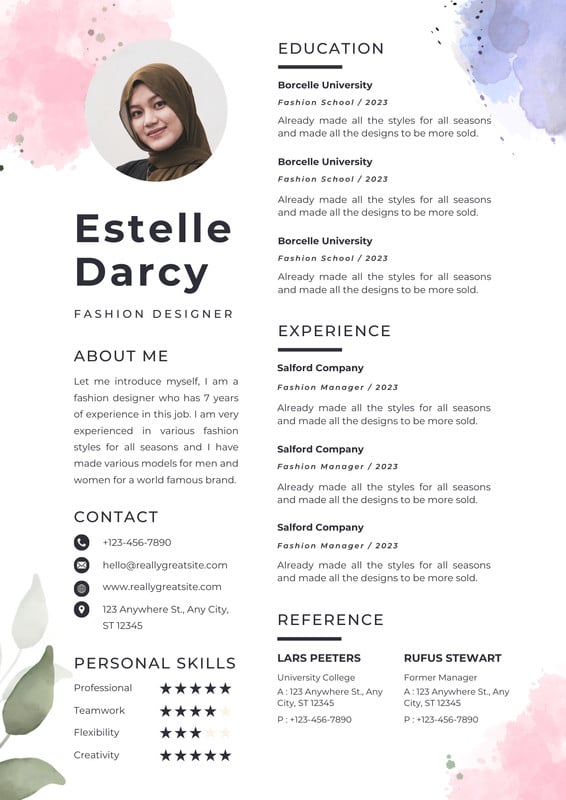 Free, beautiful modern resume templates to customize | Canva