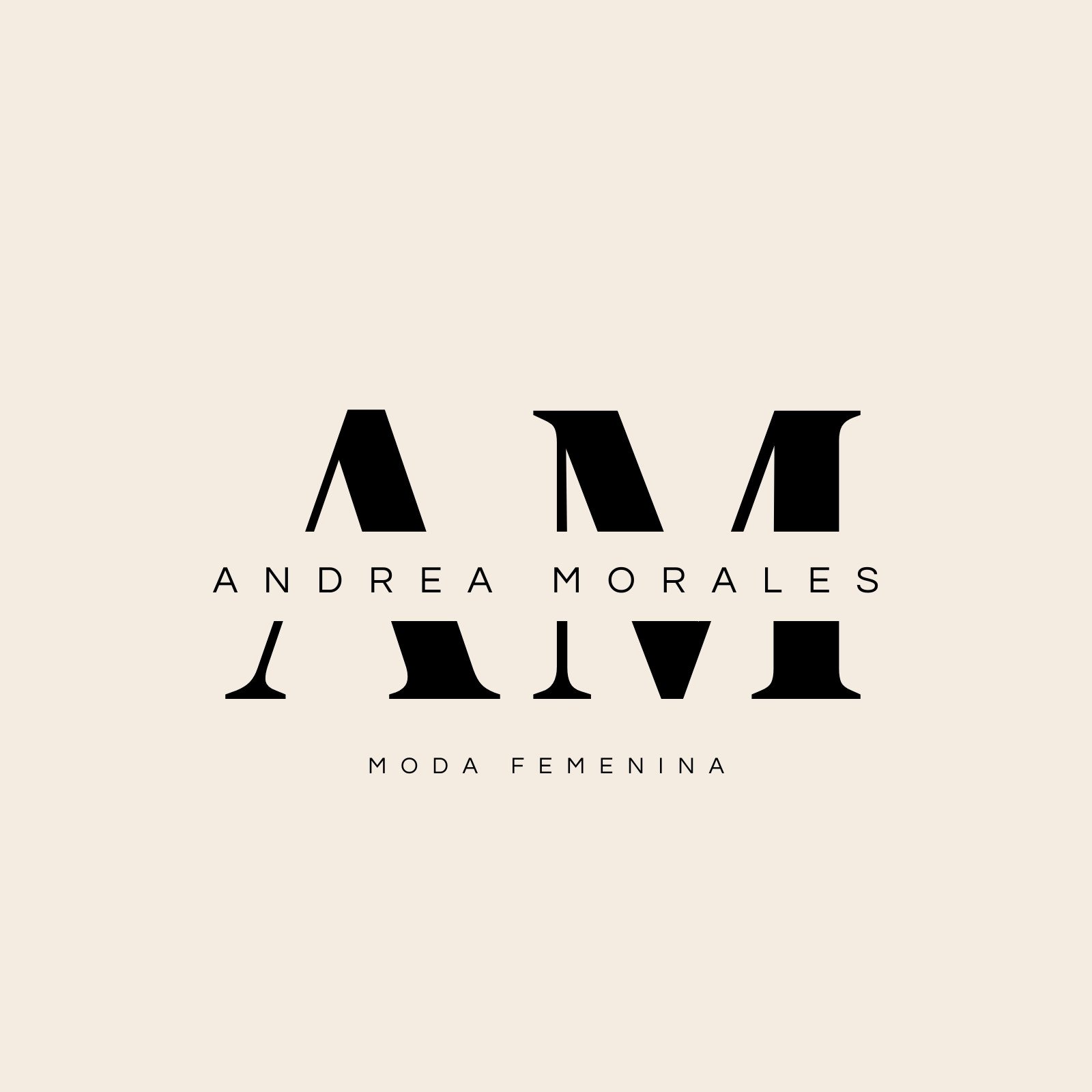 Logo sobre moda femenina minimalista neutral