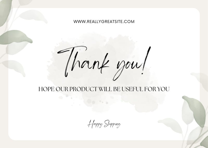 Printable, customizable thank you card templates | Canva