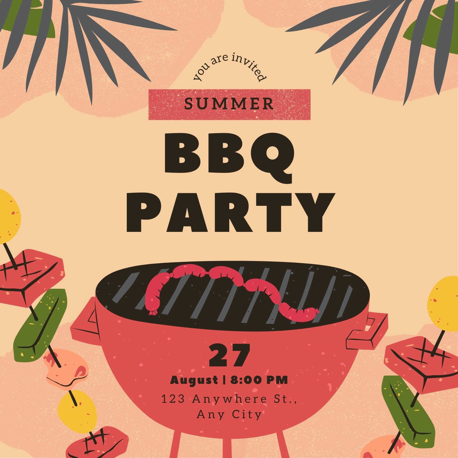 Bbq invitation template free download python download pdf from url
