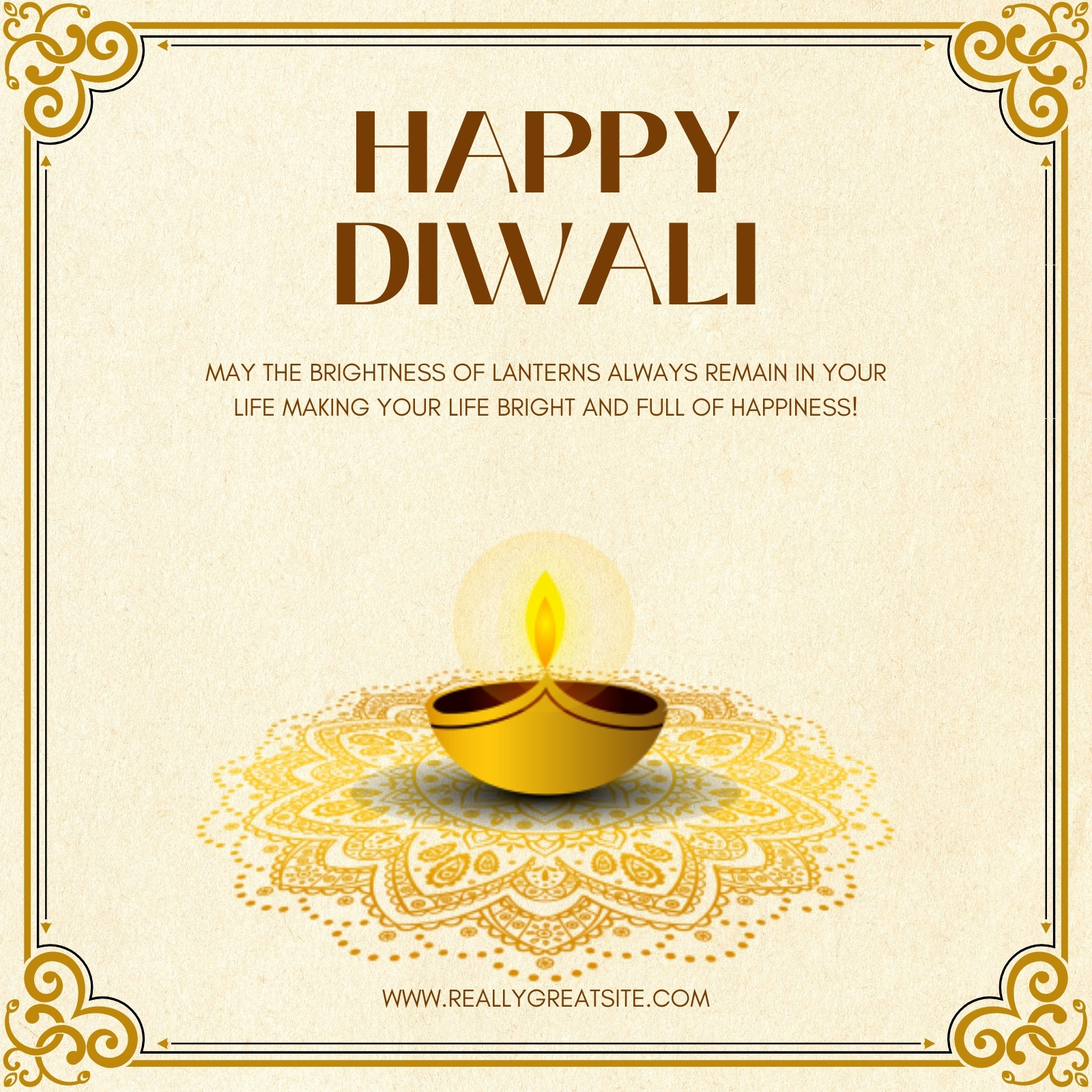 Create Diwali Greetings with Kaagaz