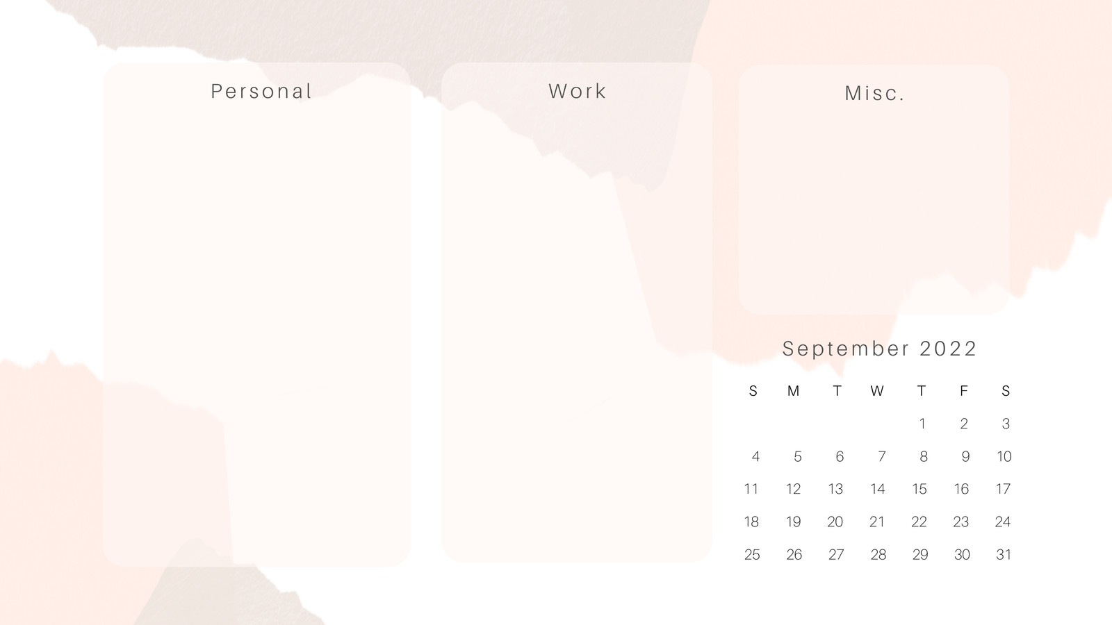 36 September 2022 Calendar Wallpapers  WallpaperSafari