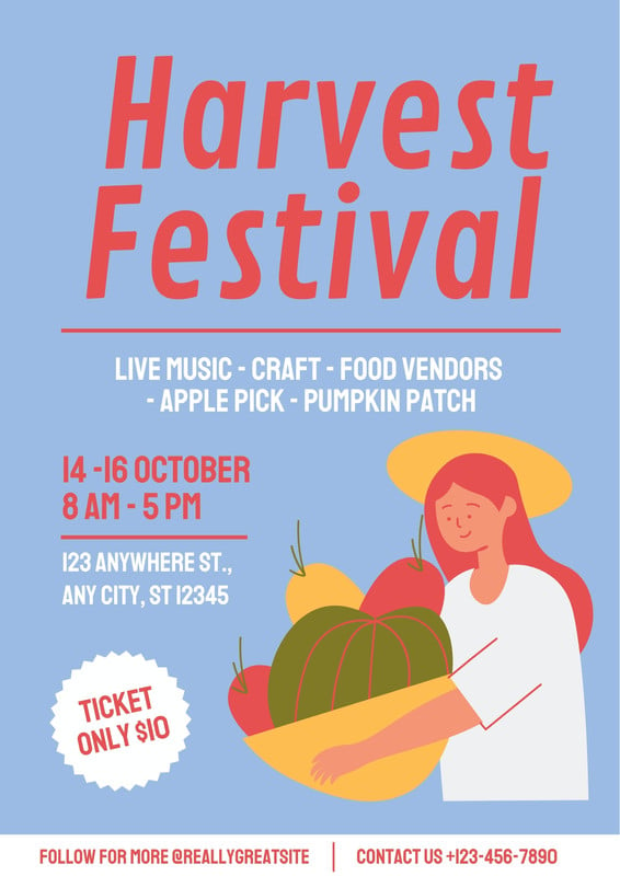 free-printable-fall-festival-poster-templates-canva