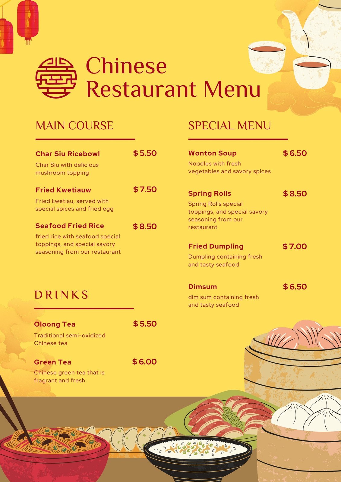 Canva Yellow Illustration Chinese Restaurant Food Menu JEc4uObbCI4 