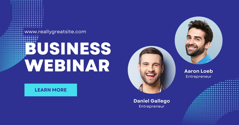 Free and customizable webinar templates