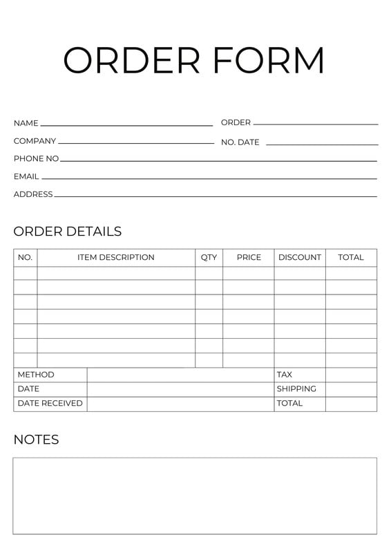 Free form document templates to customize and print | Canva