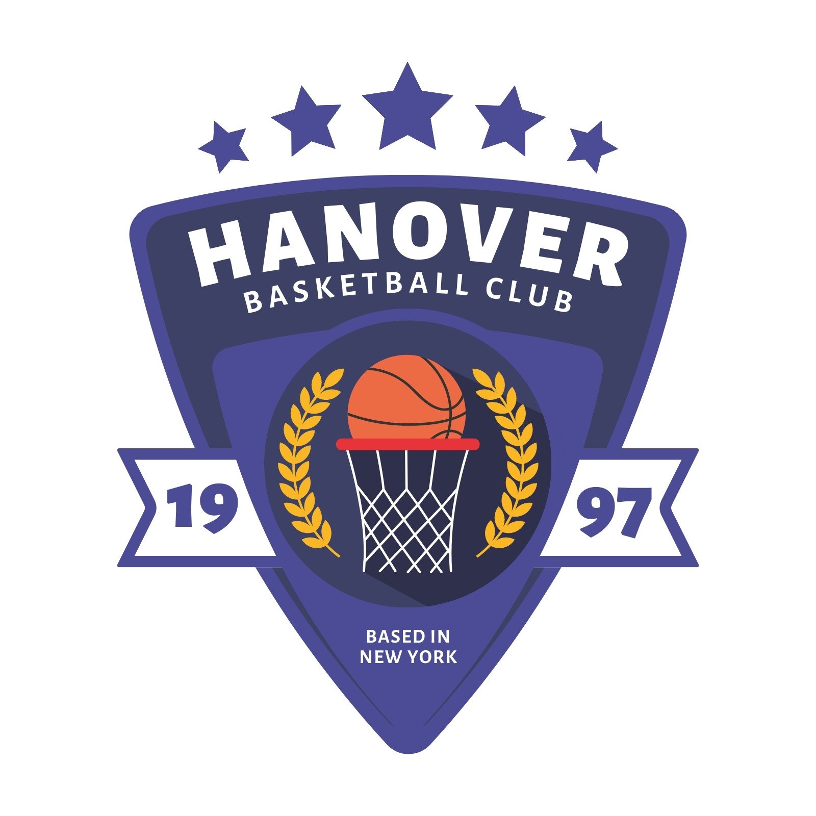 Free printable, customizable basketball logo templates | Canva
