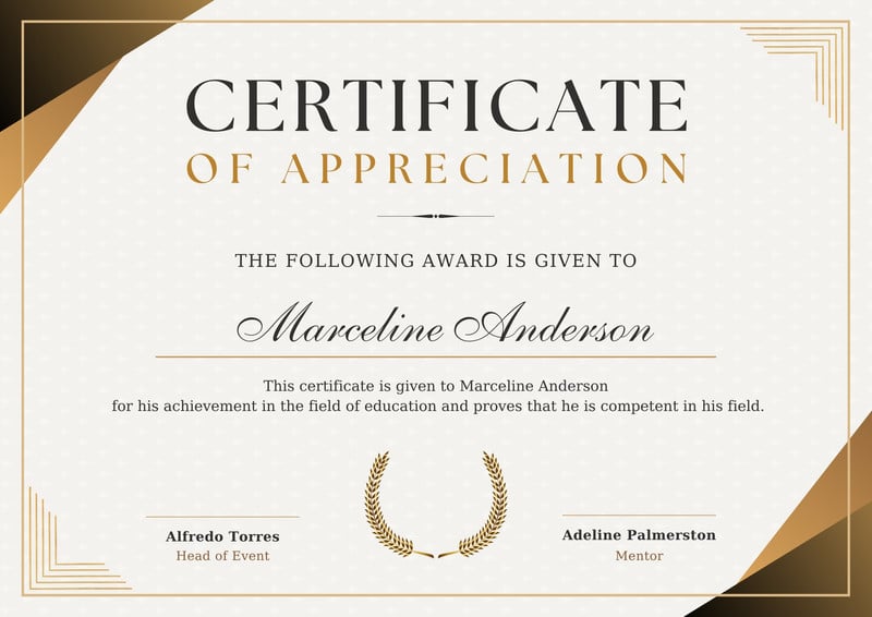 Free, printable, and customizable award certificate templates Canva