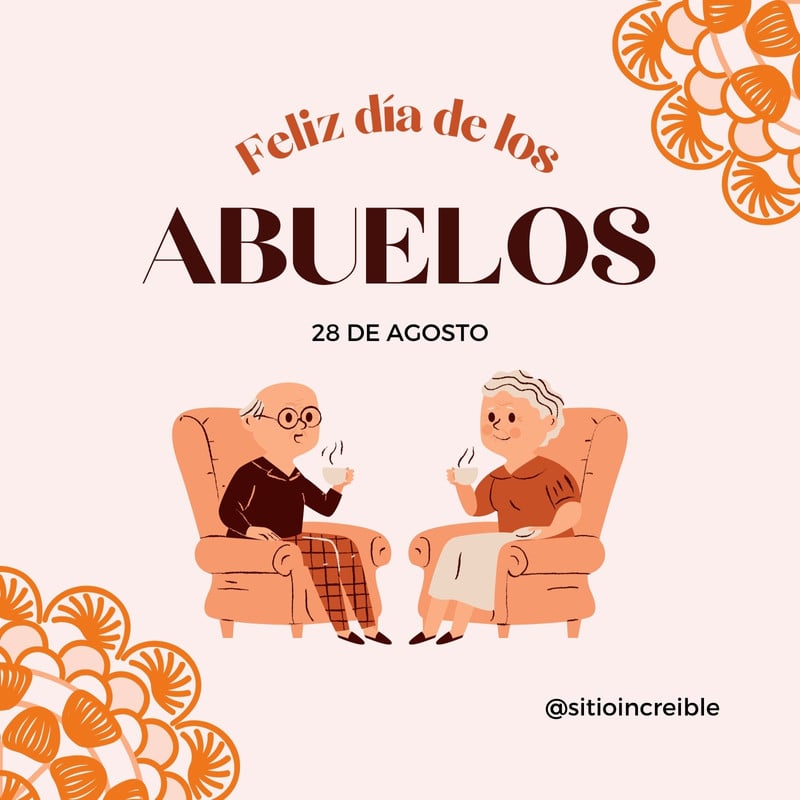 Plantillas día de los abuelos Gratis y editables Canva