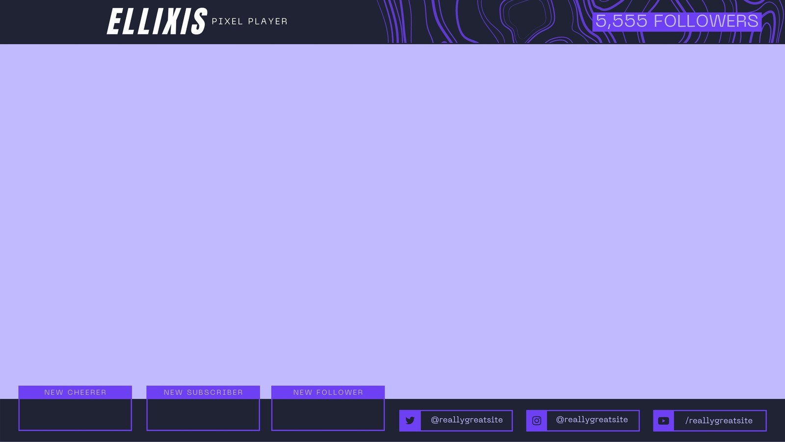 Free and customizable Twitch overlay templates | Canva