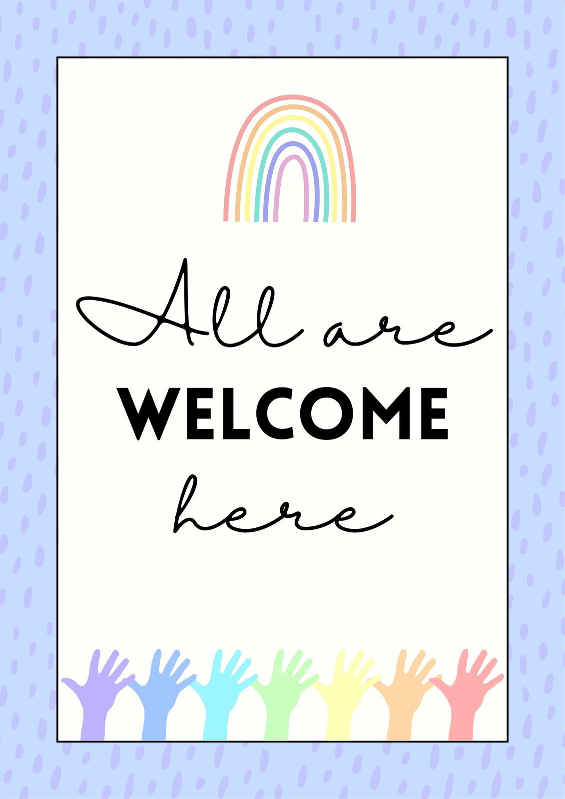 Free printable classroom welcome poster templates | Canva