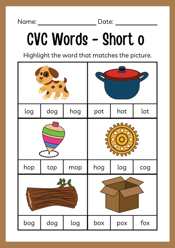 Page 6 - Free custom and printable reading worksheet templates | Canva