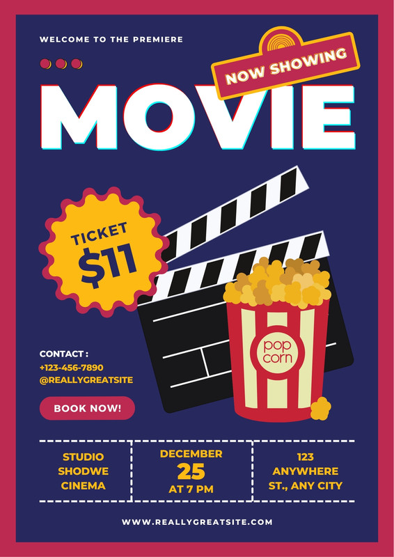 Free, printable, customizable movie poster templates | Canva