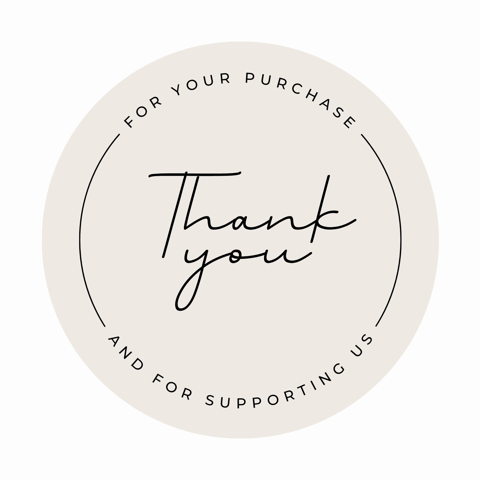 Free printable business thank you stickers