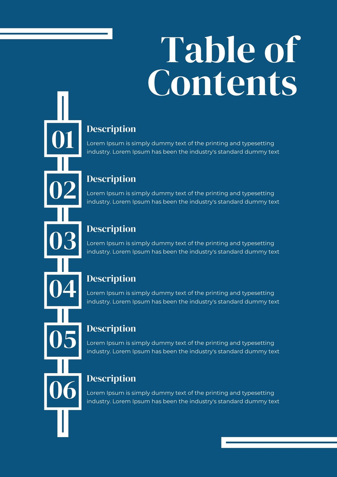 Free and customizable table of contents templates | Canva