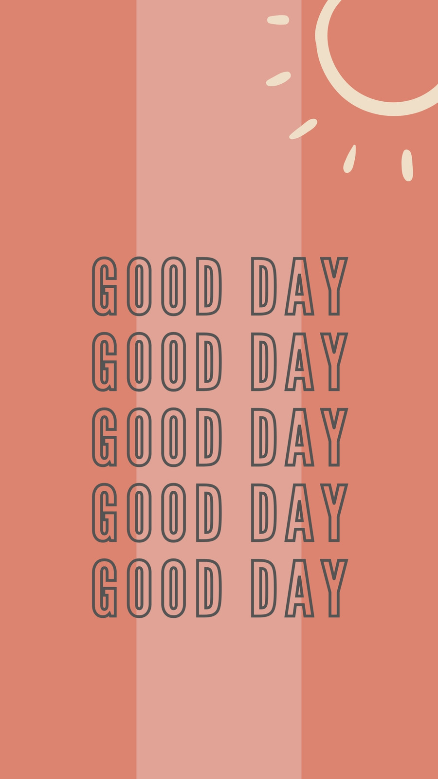 Free and customizable good morning wallpaper templates