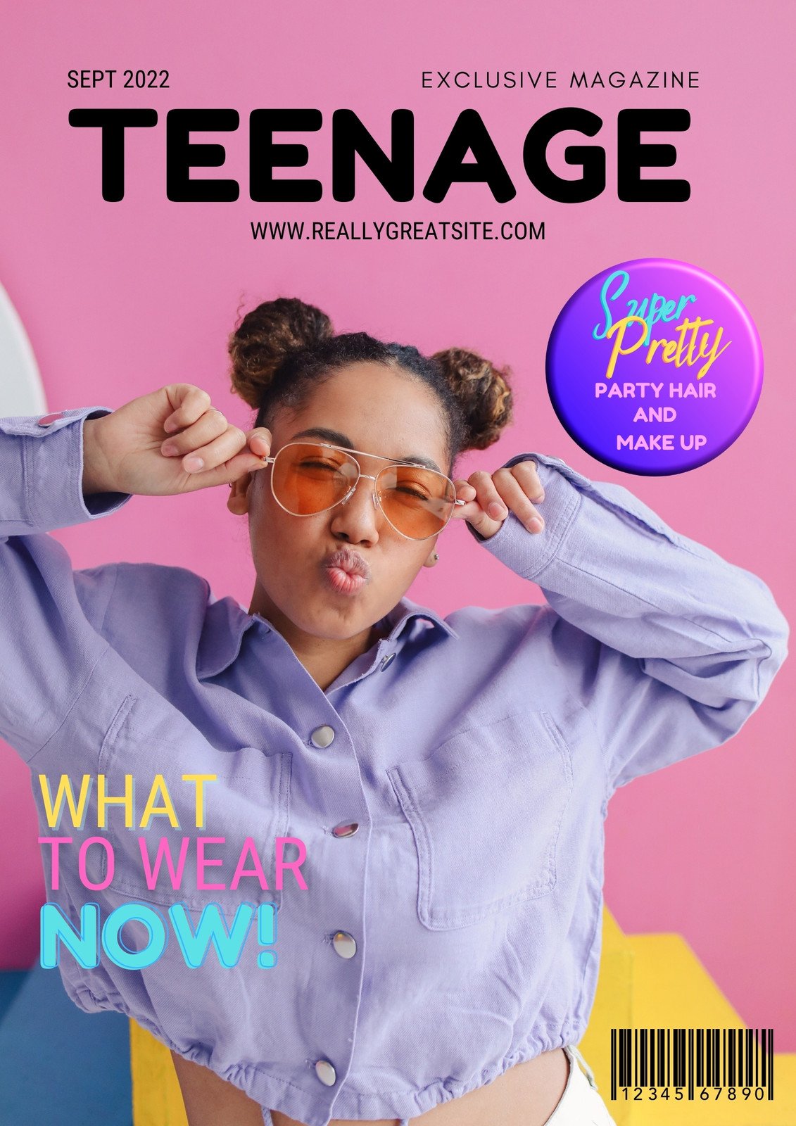 Canva Colorful Creative Teenage Magazine Cover A76xw6GJ434 