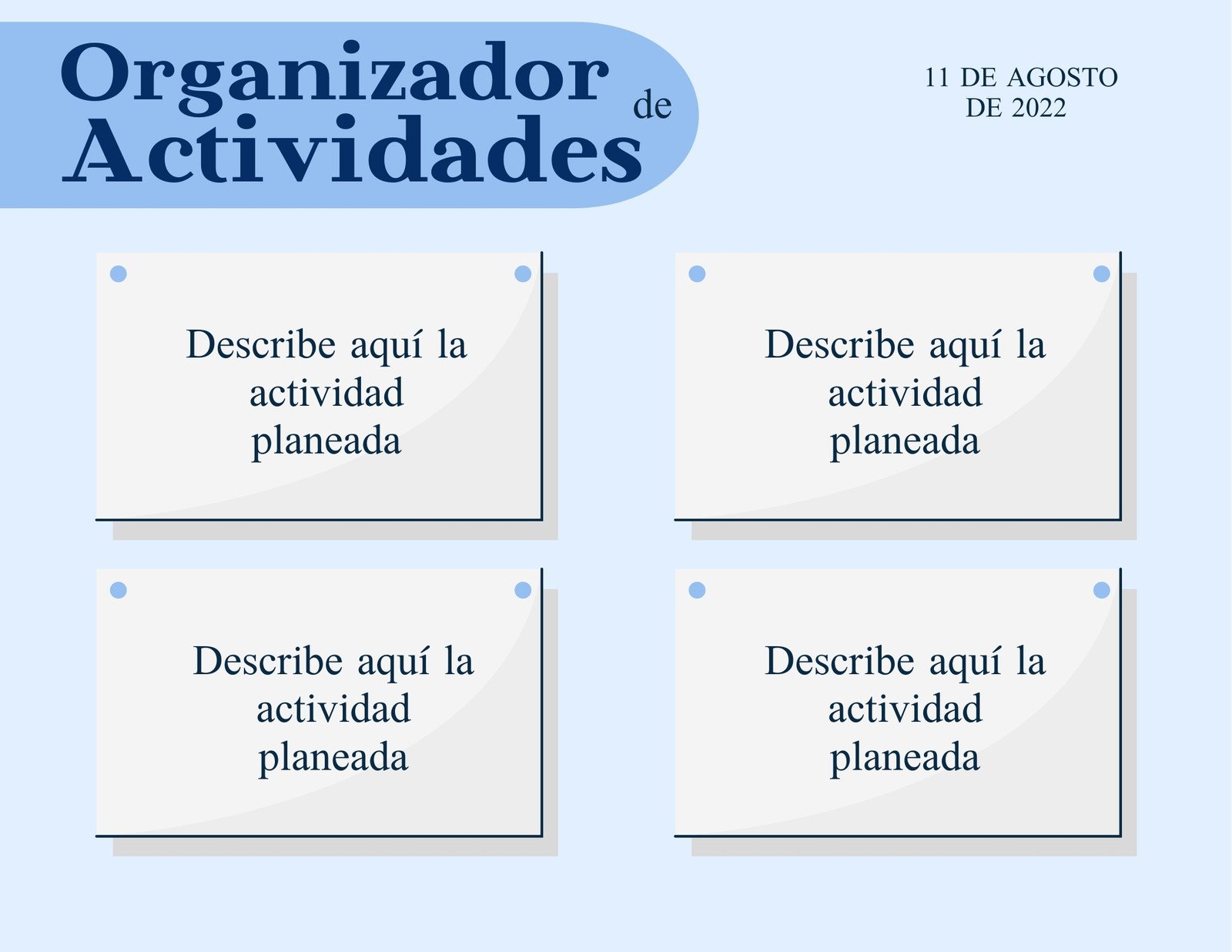 Página Plantillas de organizadores gráficos personalizables Canva