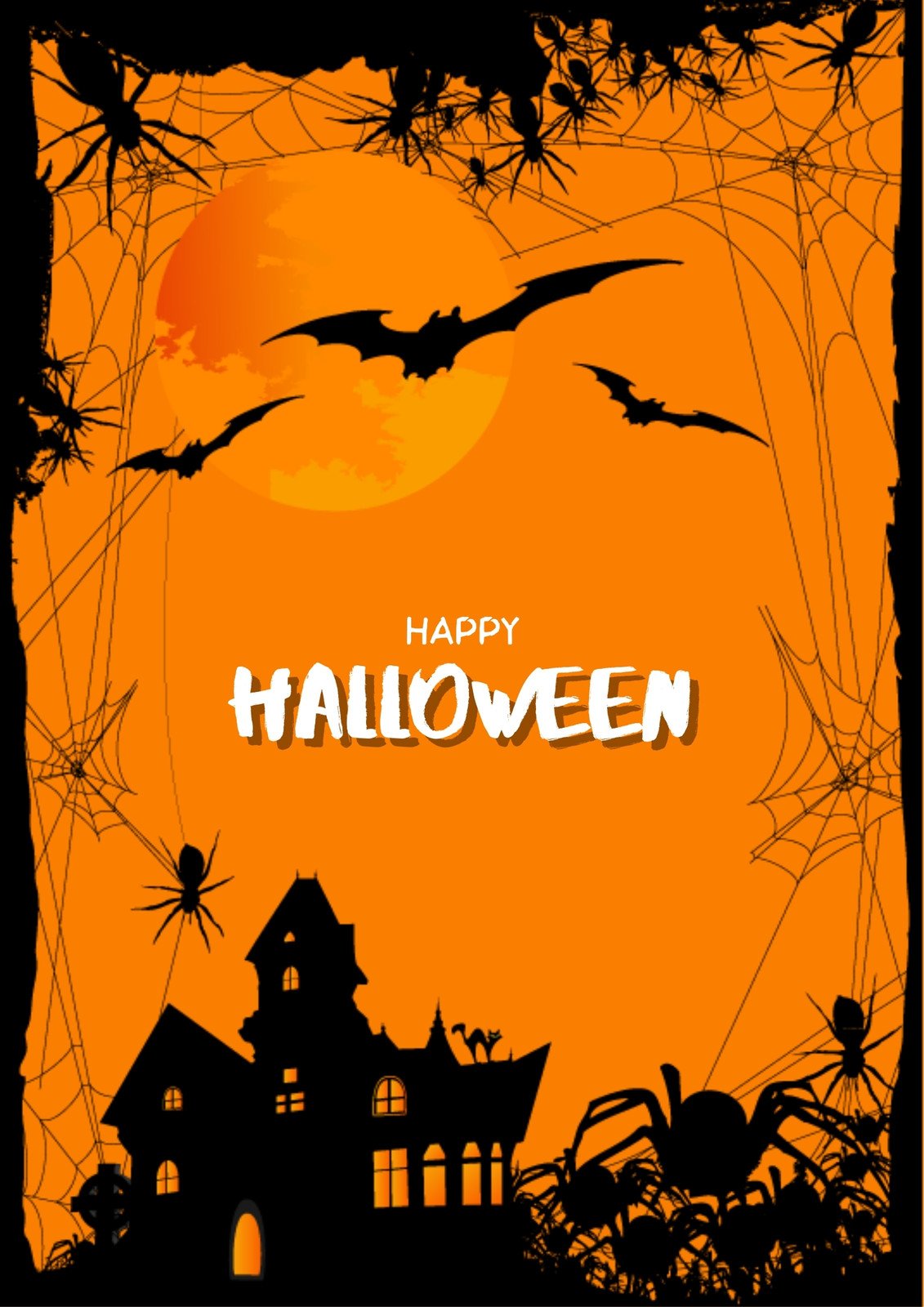 Page 2 - Free custom printable Halloween poster templates