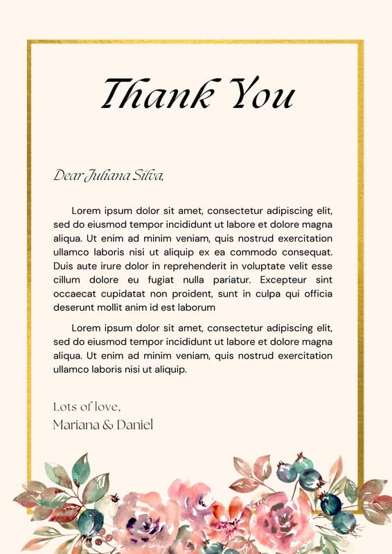 Free printable business letter templates to customize | Canva