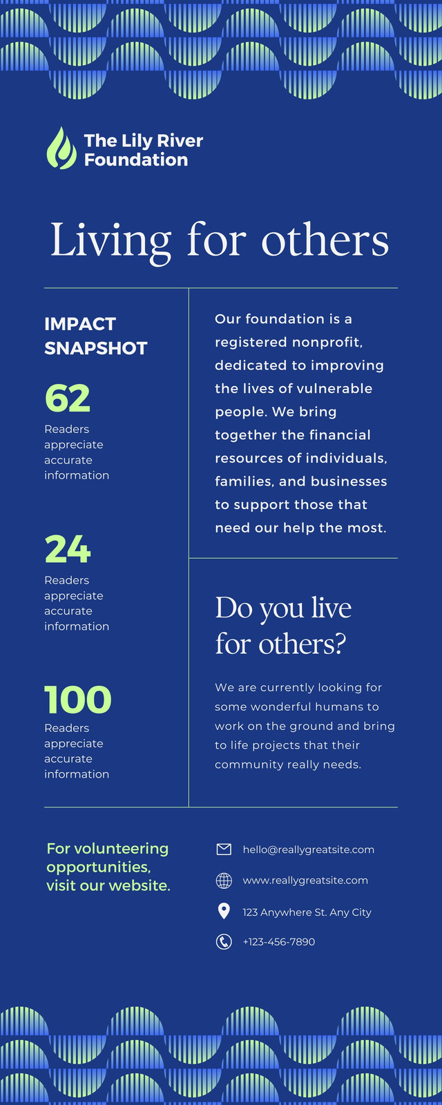 Donation Charity Infographic - Templates by Canva