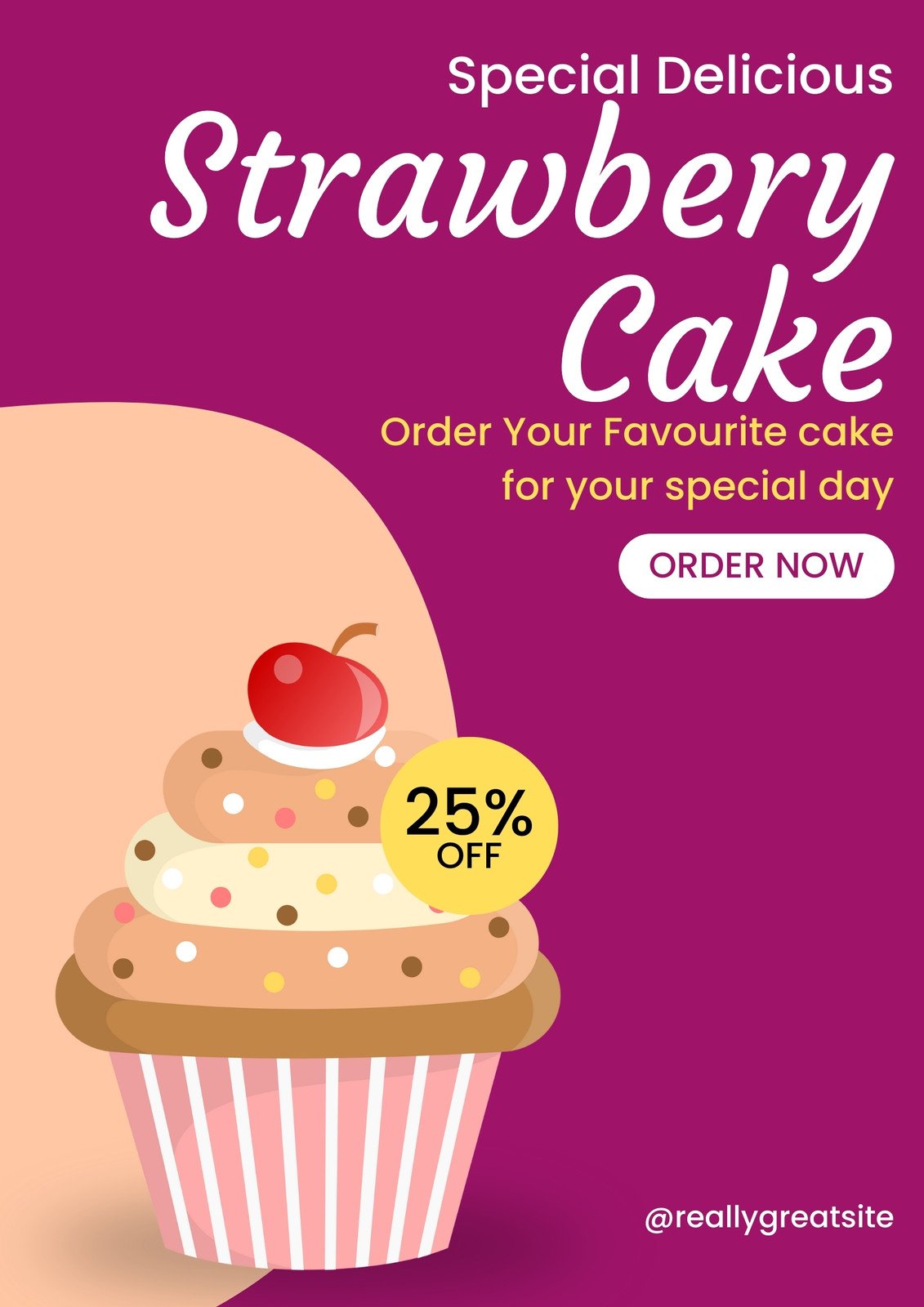 Cake Shop Flyer Template | PosterMyWall