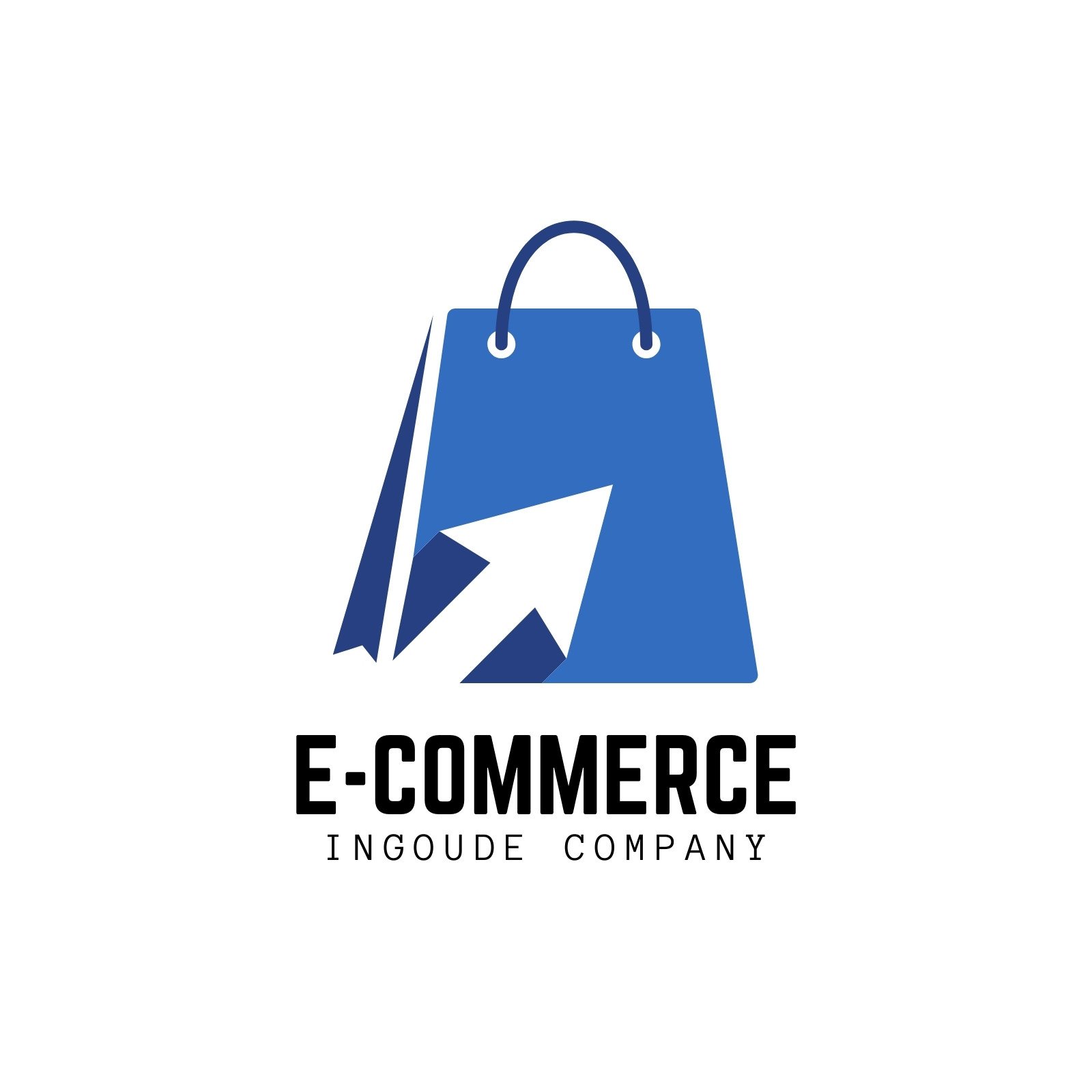 Shopping bag gold logo vector image | Boutique logo design, Online logo  design, Logo design inspiration creative