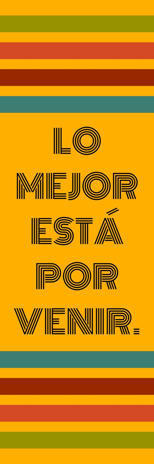 Plantillas para separadores de libros con frases | Canva