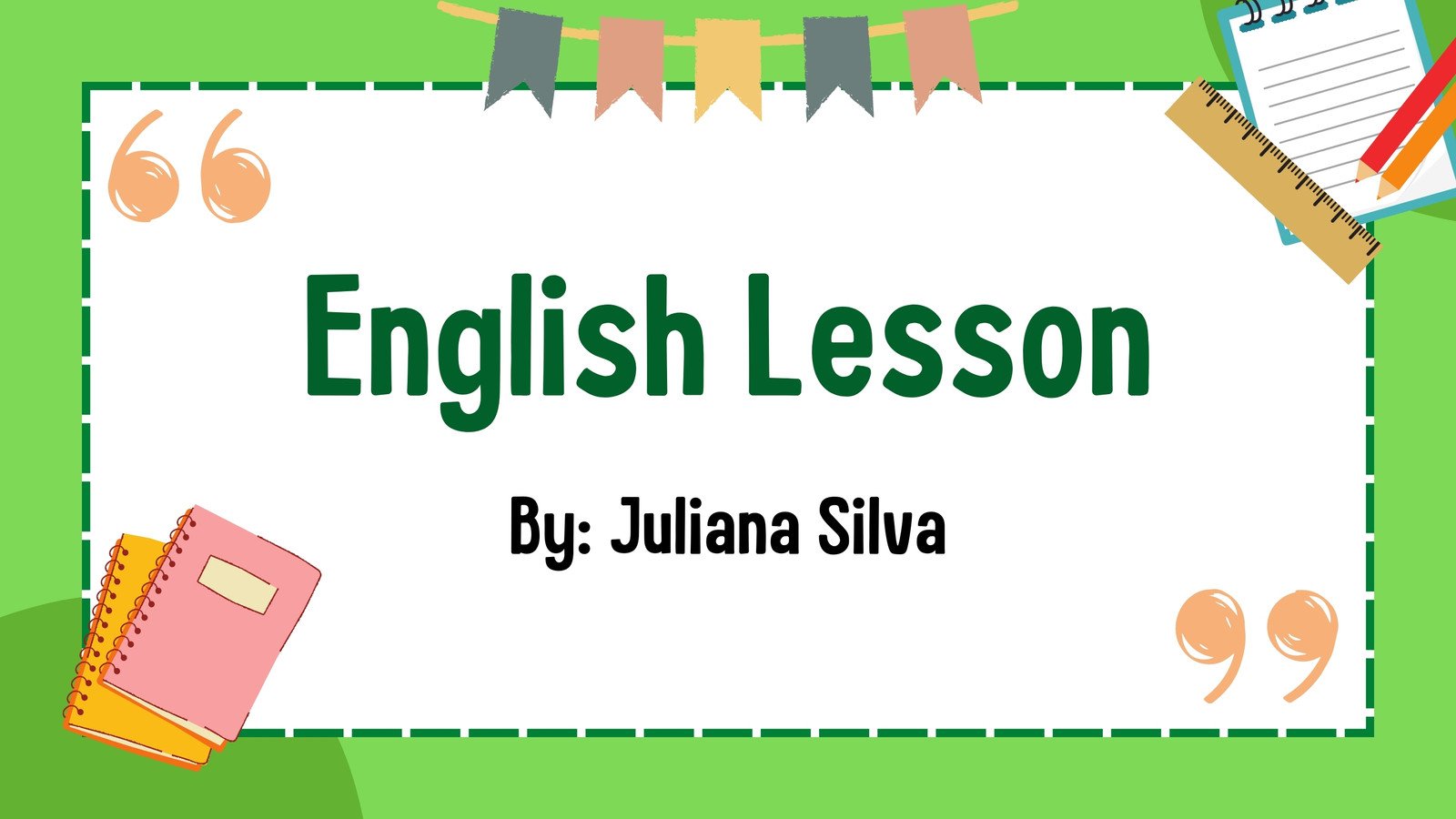 Free and customizable English presentation templates | Canva