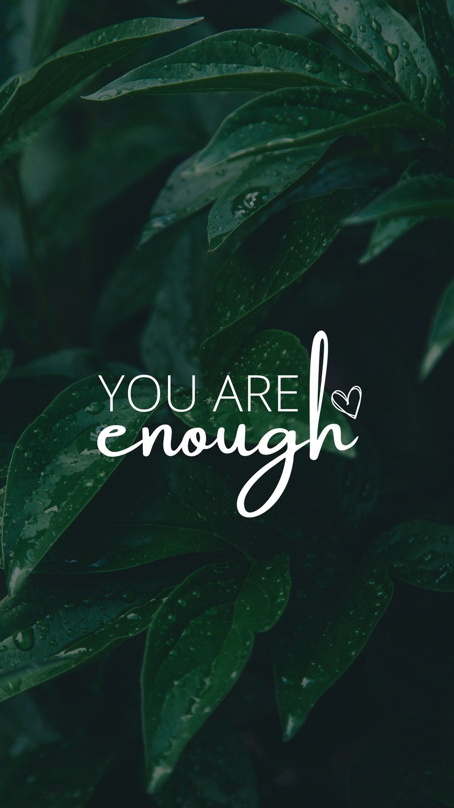 I Am Enough Fabric Wallpaper and Home Decor  Spoonflower