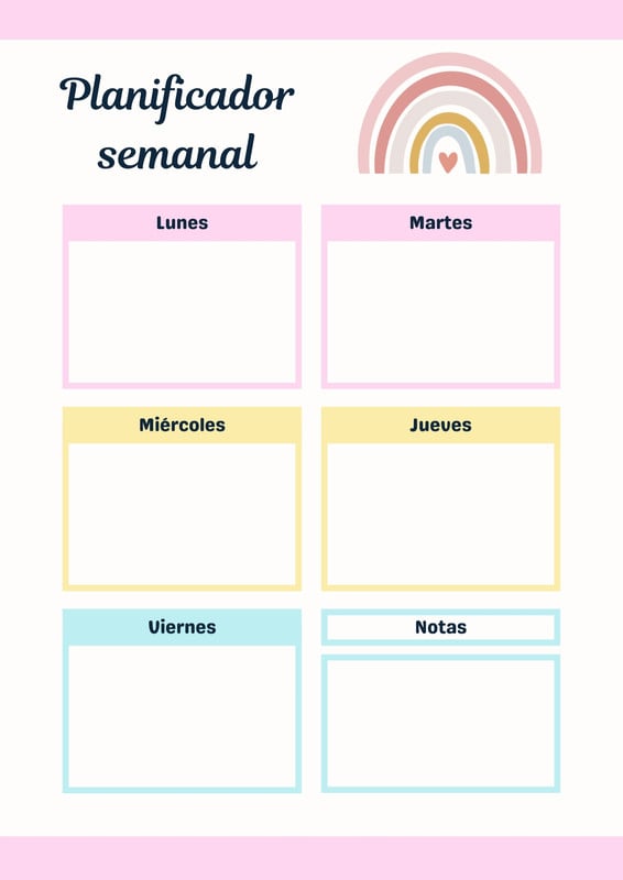 Plantillas De Plannings Y Agendas Online Canva