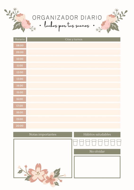 Plantillas De Plannings Y Agendas Online Canva