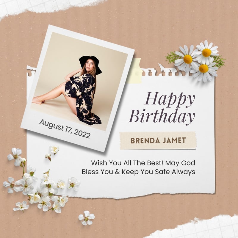 Free customizable birthday Instagram post templates | Canva