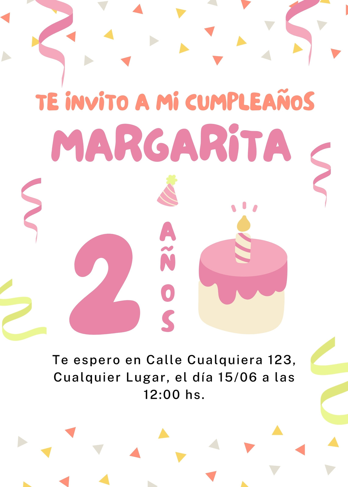 Actualizar 100 Imagen Tarjetas De Invitacion De Cumpleaños En Español