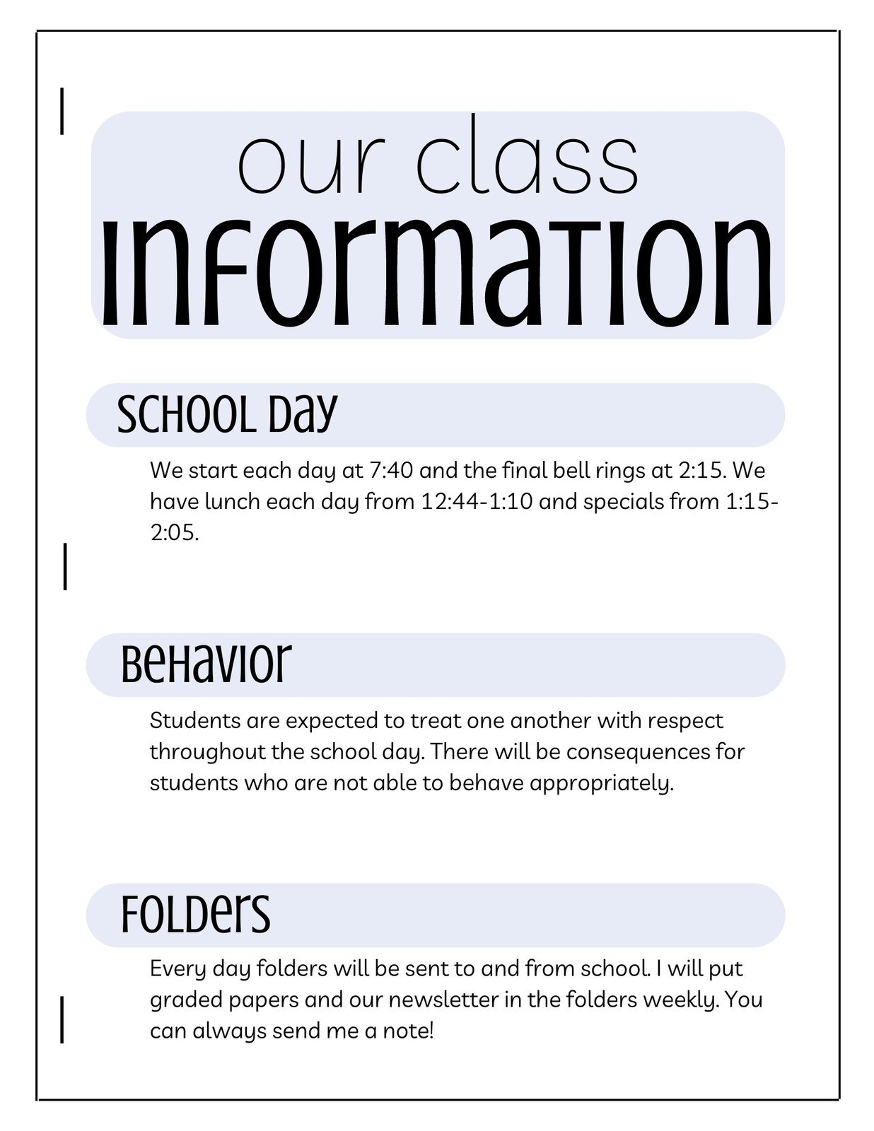 Free and customizable school templates picture
