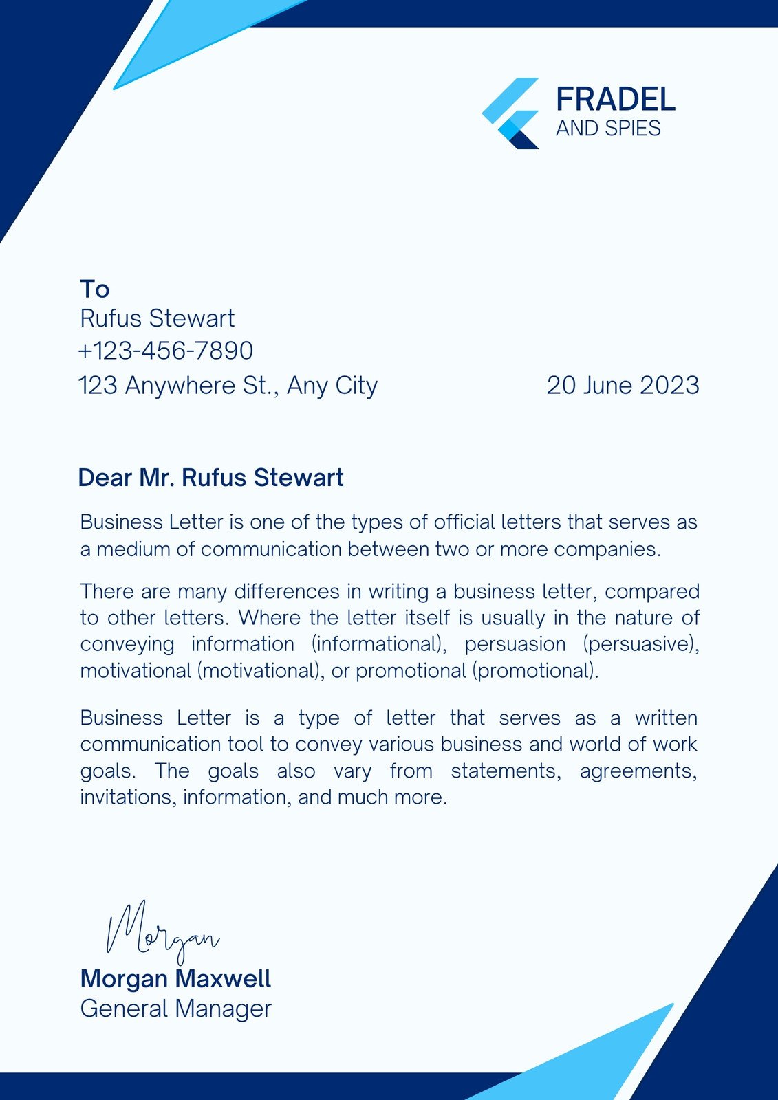 Free, printable business letterhead templates to customize | Canva