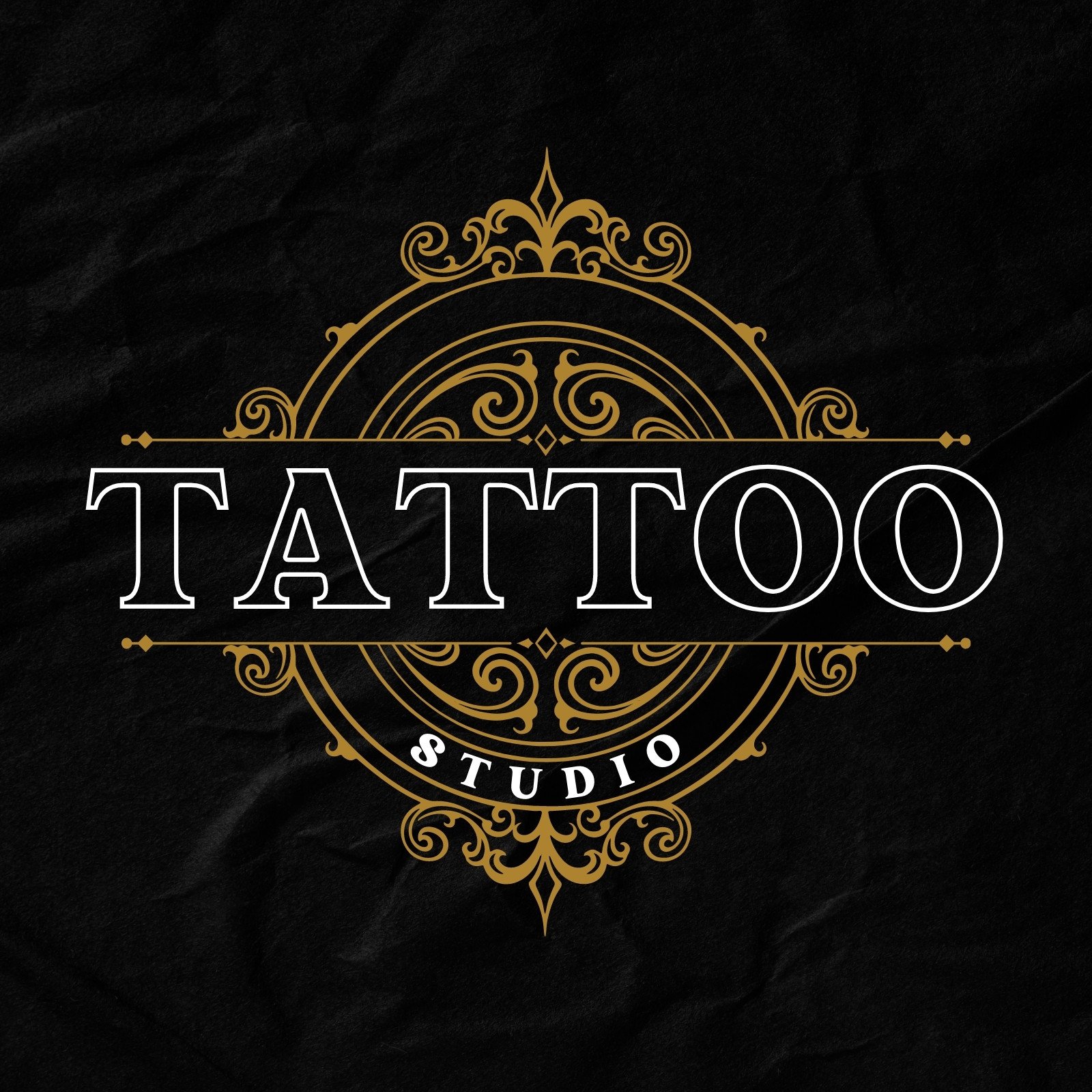 Design this Flat Colorful Tattoo Studio Logo ready-made template