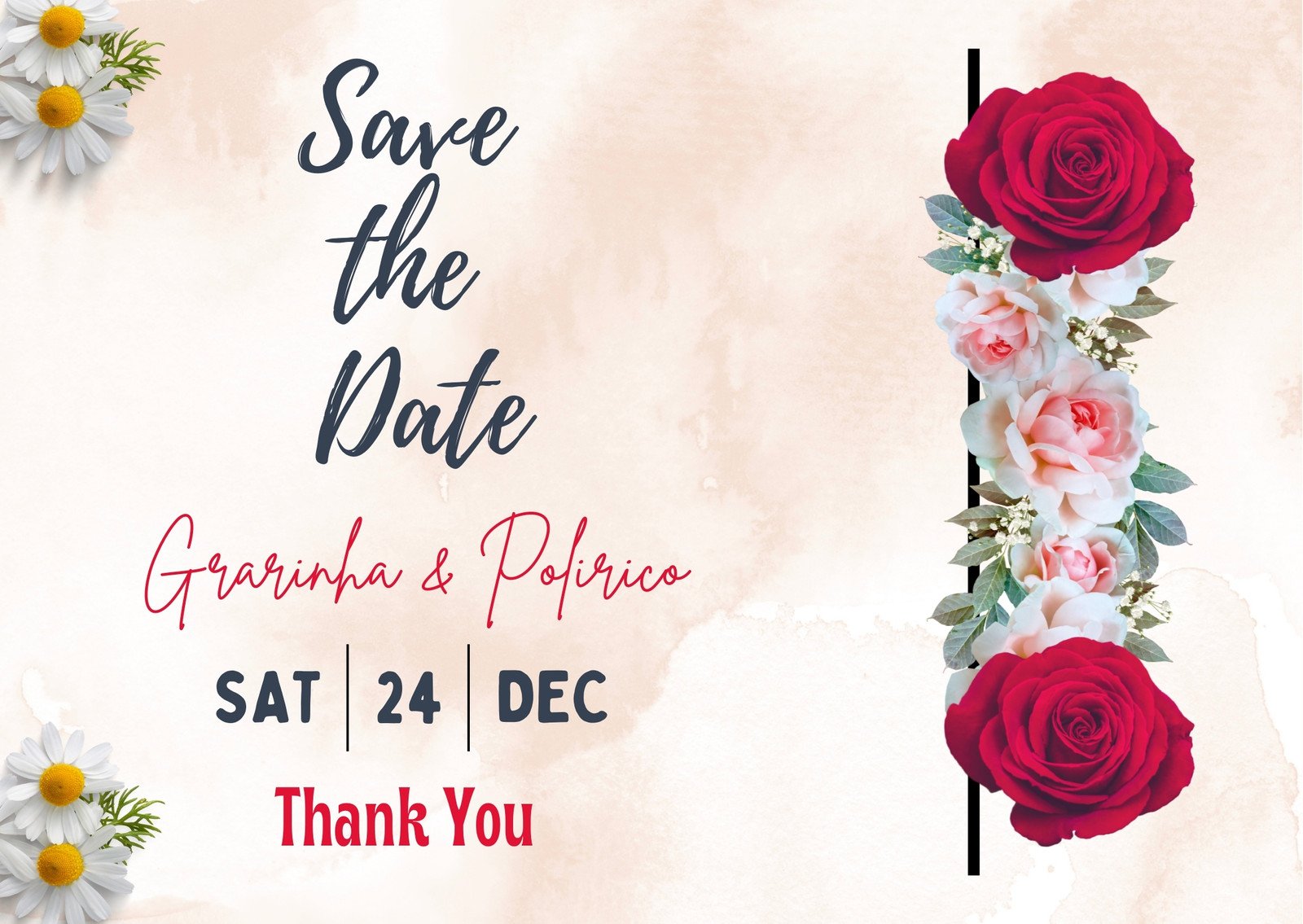 Free save the date card templates to edit and print