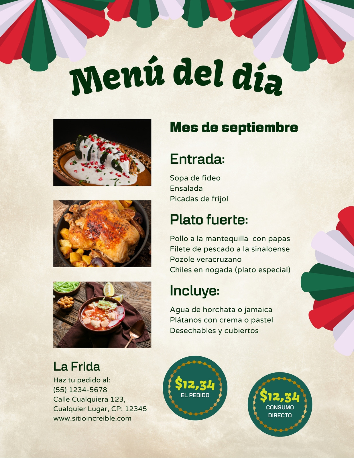 Plantillas Menu Del Dia Plantillas para menús editables y gratuitas | Canva